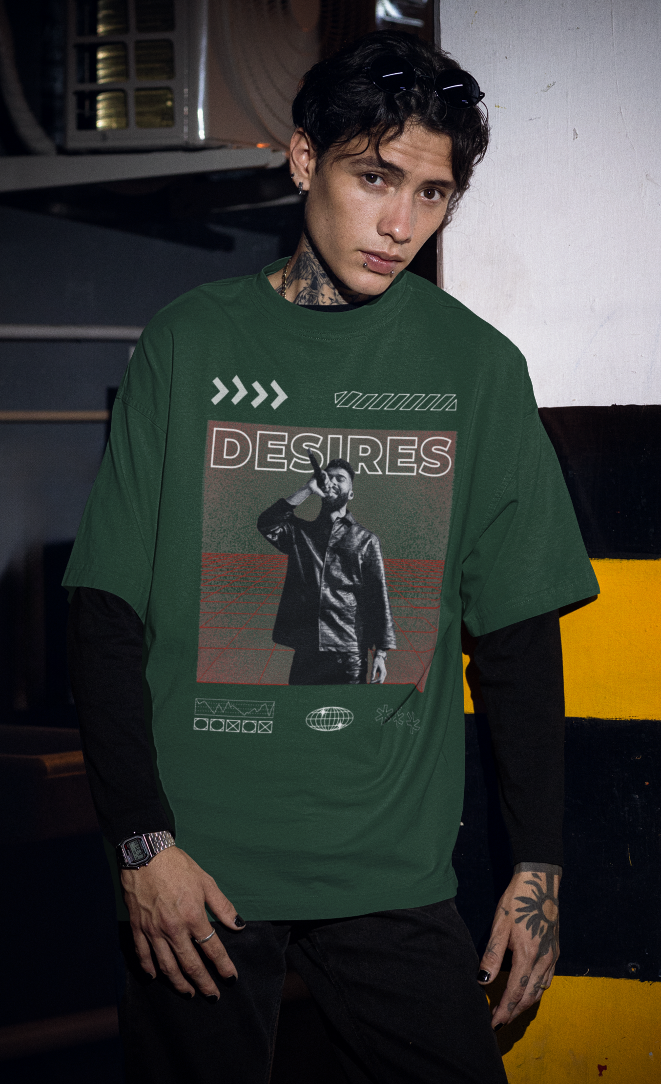 AP Dhillon Desires fan Oversized T-shirt [Unisex]
