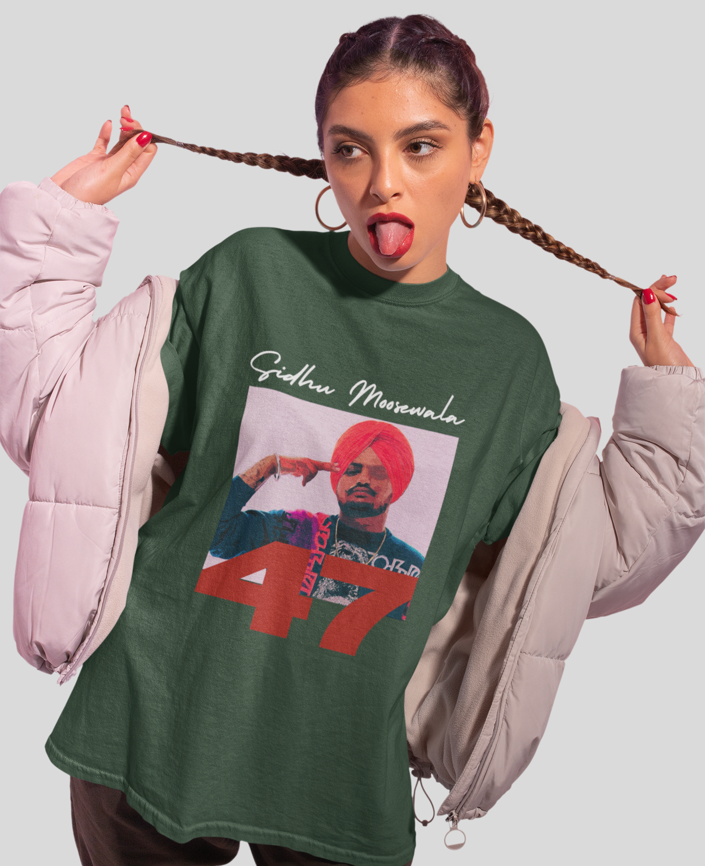 Sidhu Moosewala 47 Oversized T-shirt [Unisex]
