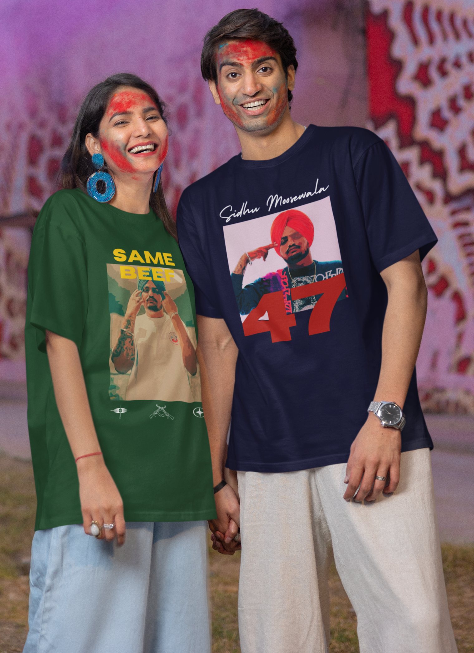 Sidhu Moosewala 47 Oversized T-shirt [Unisex]