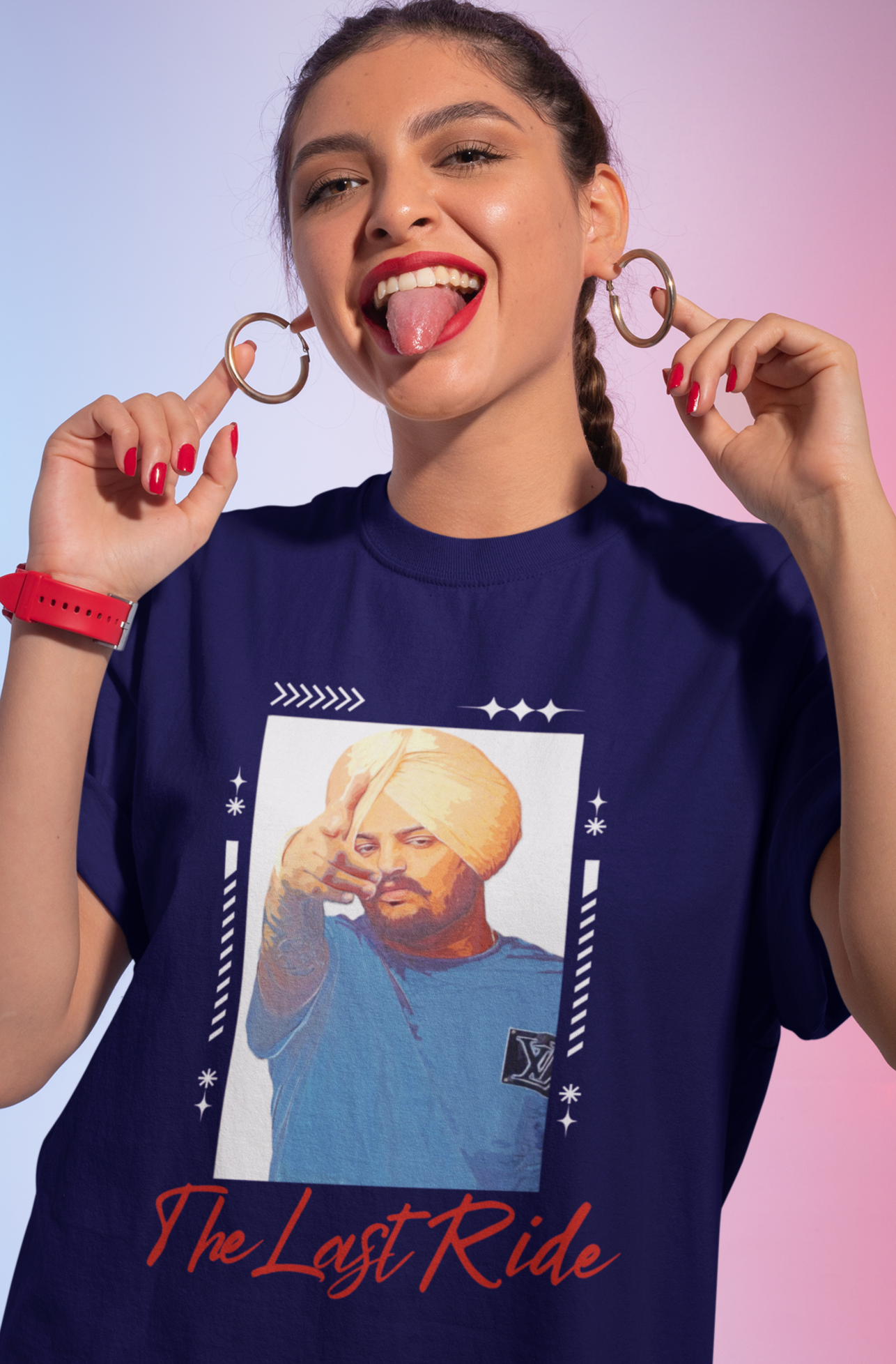 Sidhu Moosewala The Last Ride memorial Oversized T-shirt [Unisex]