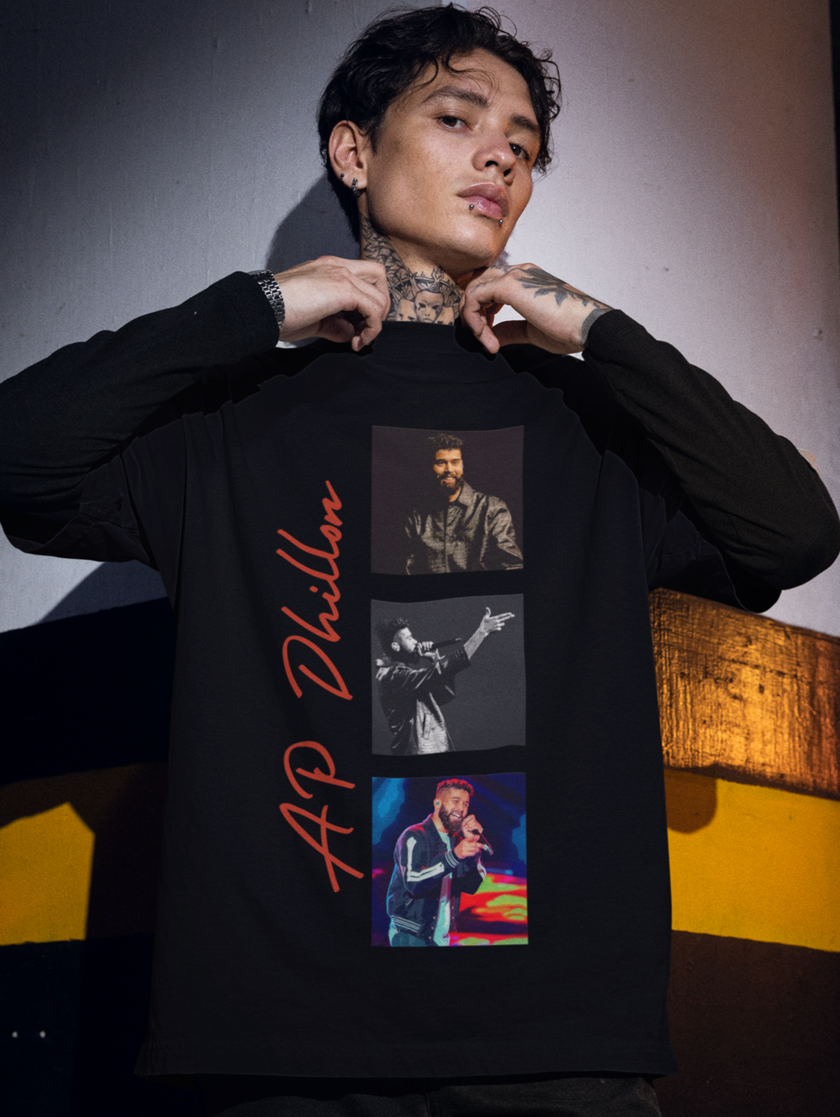 AP Dhillon Music-Inspired Oversized T-shirt [Unisex]