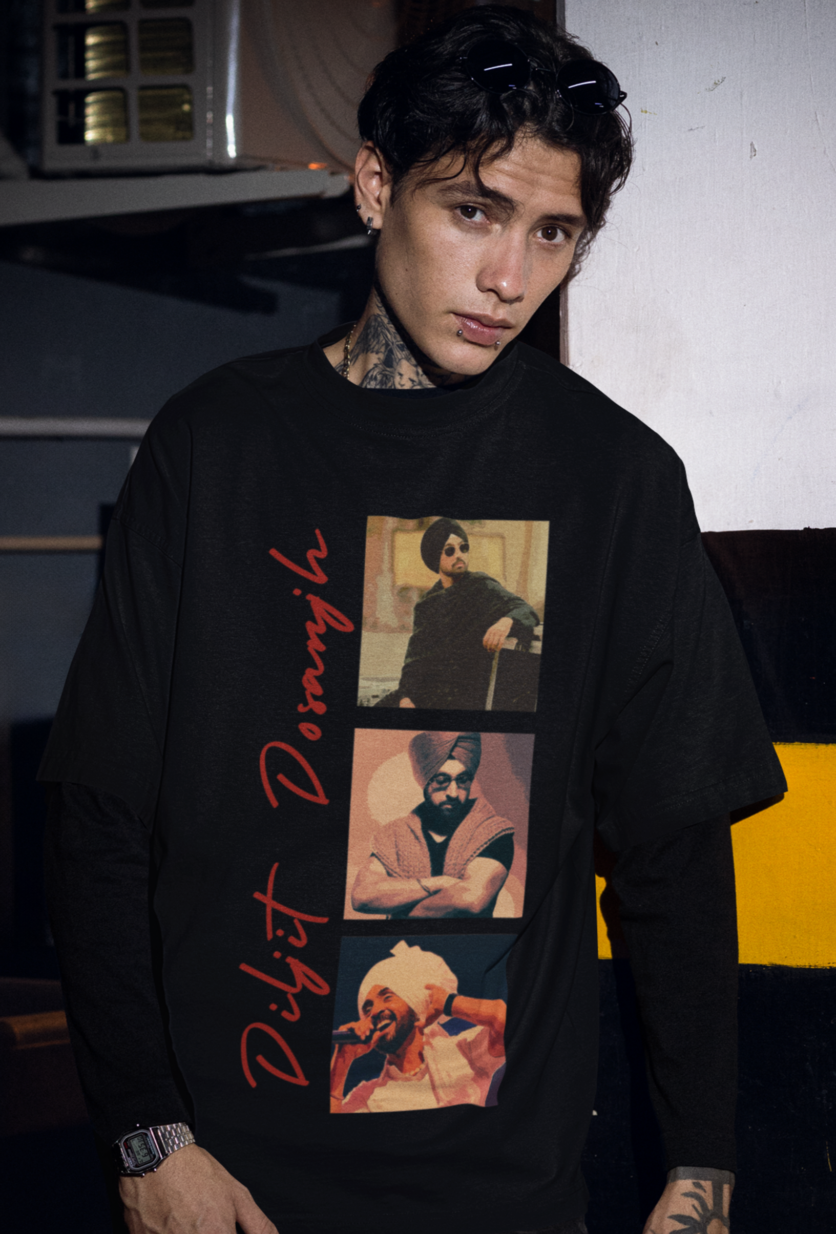 Tribute to Diljit Dosanjh Oversized T-shirt [Unisex]