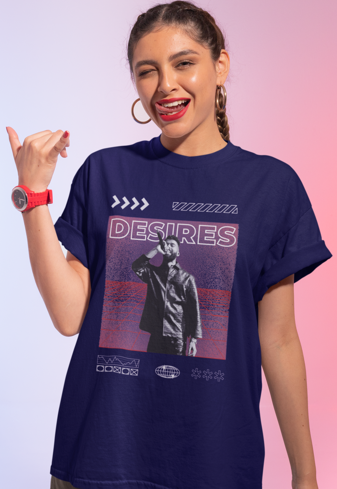 AP Dhillon Desires fan Oversized T-shirt [Unisex]