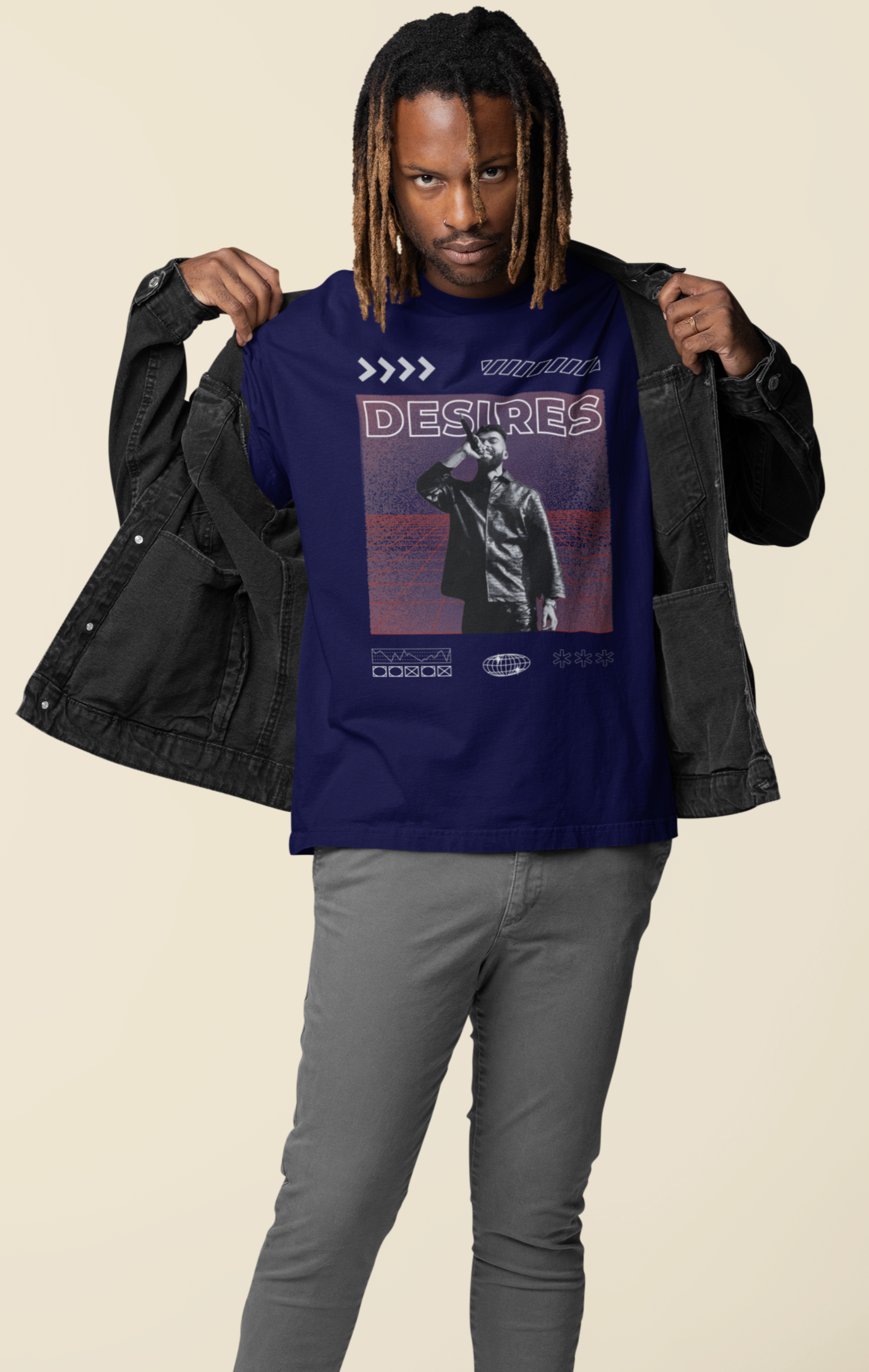 AP Dhillon Desires fan Oversized T-shirt [Unisex]