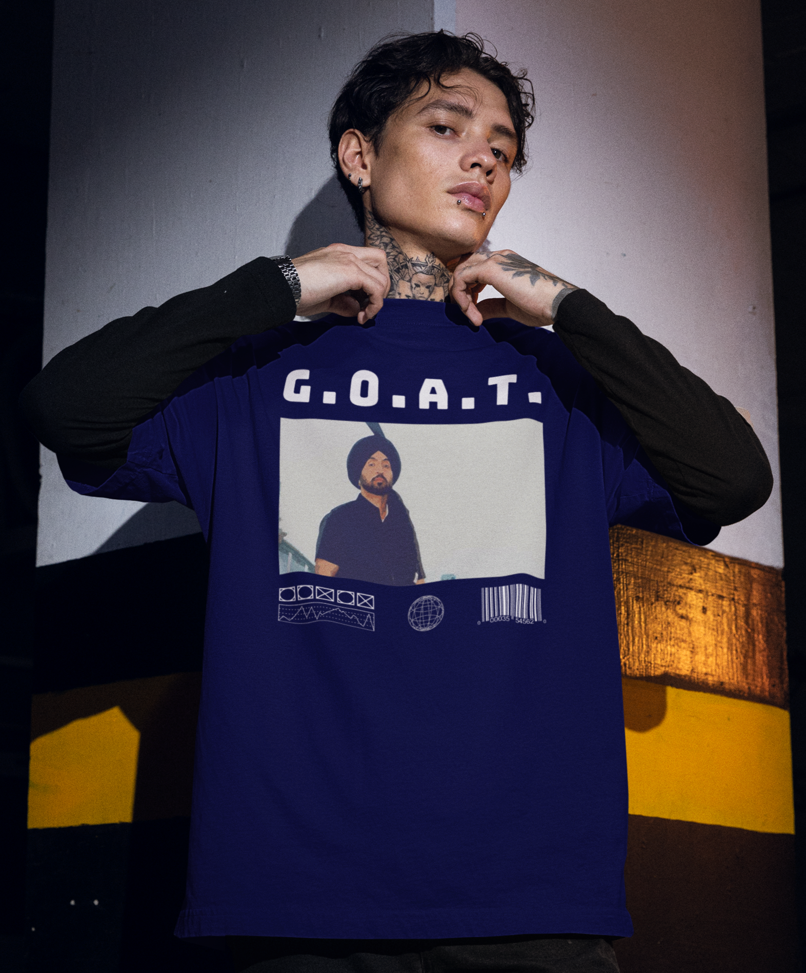 Limited edition Diljit Dosanjh G.O.A.T Oversized T-shirt [Unisex]