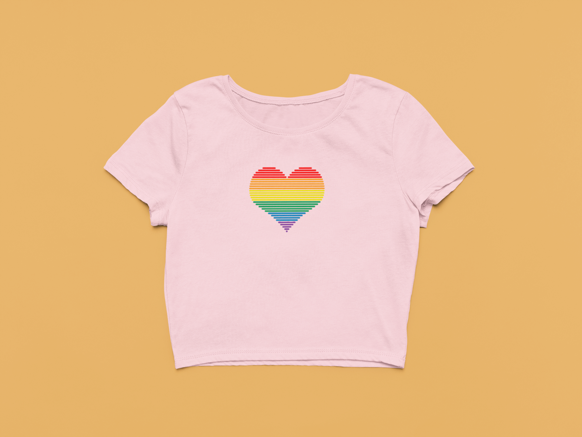 Heart x Pride Crop Top