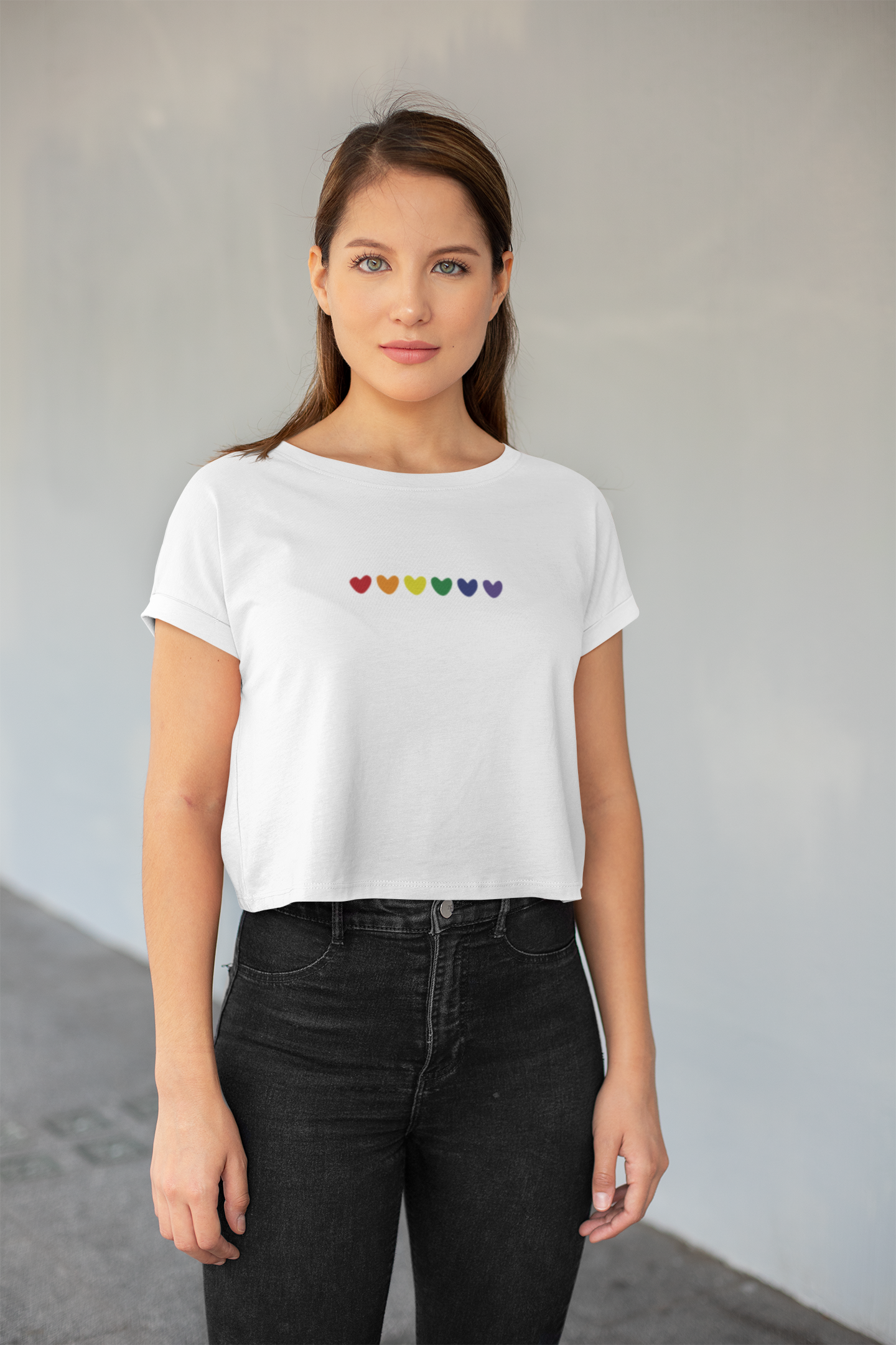 Love x Pride crop top