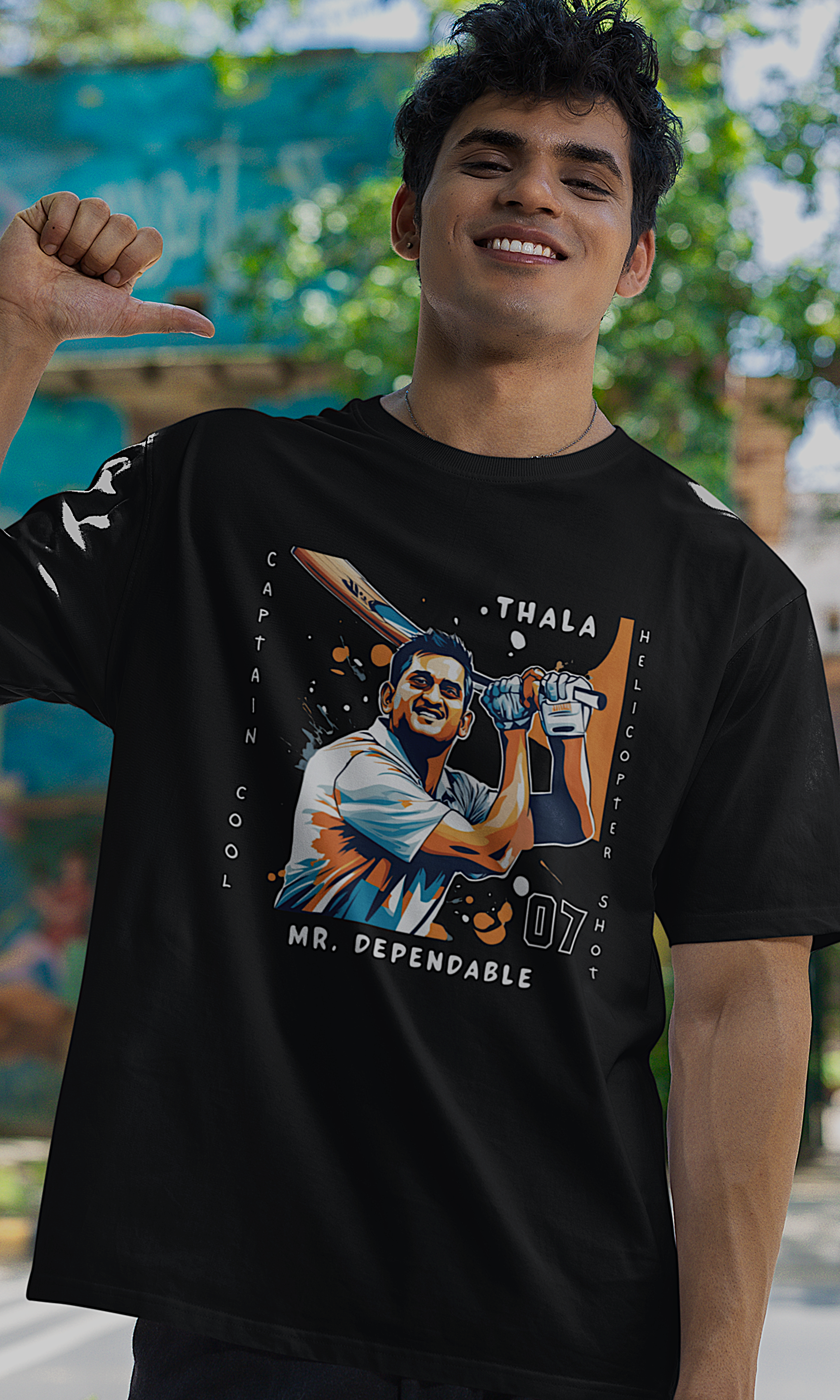 MS Dhoni Thala Oversized Fit [Unisex]