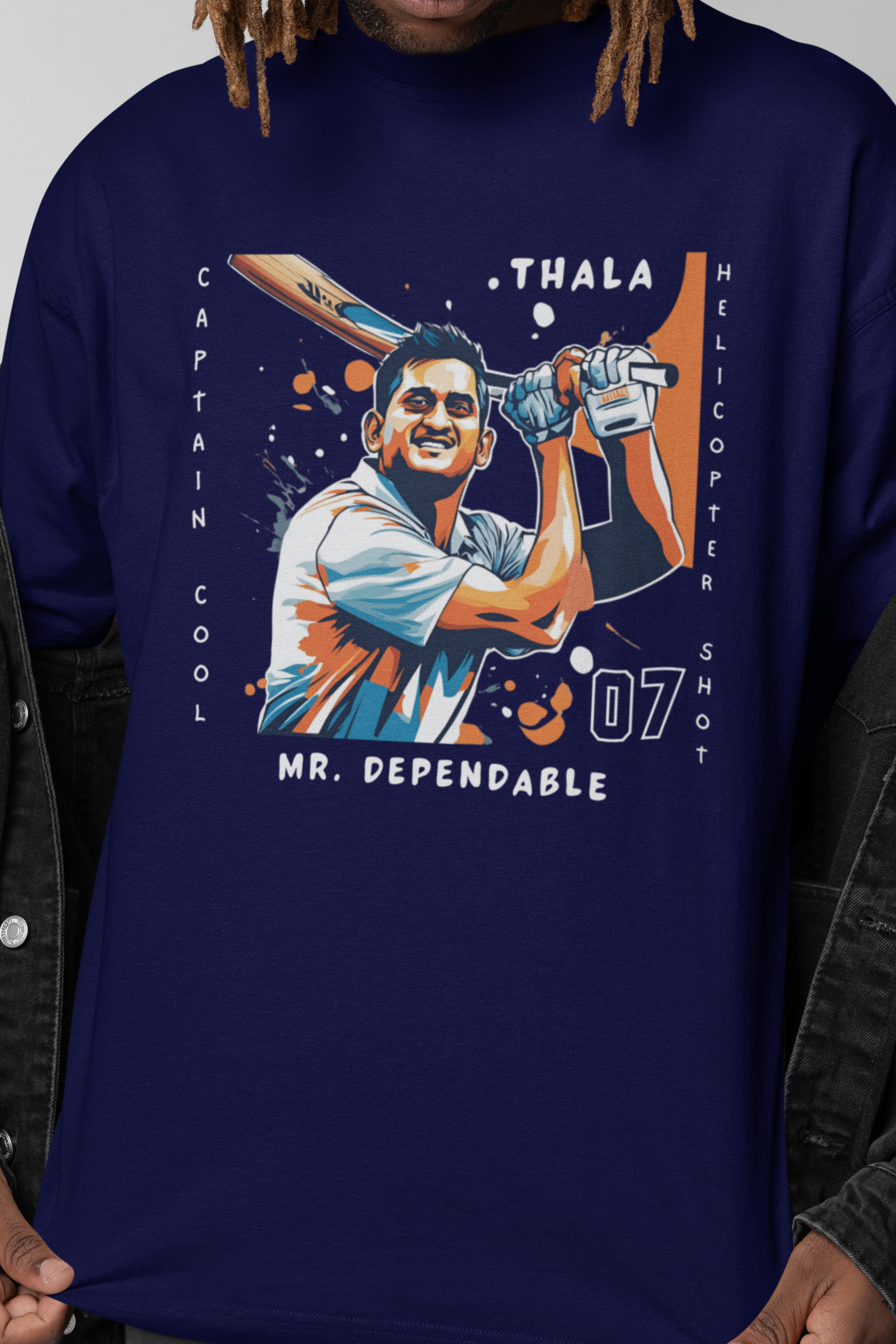 MS Dhoni Thala Oversized Fit [Unisex]