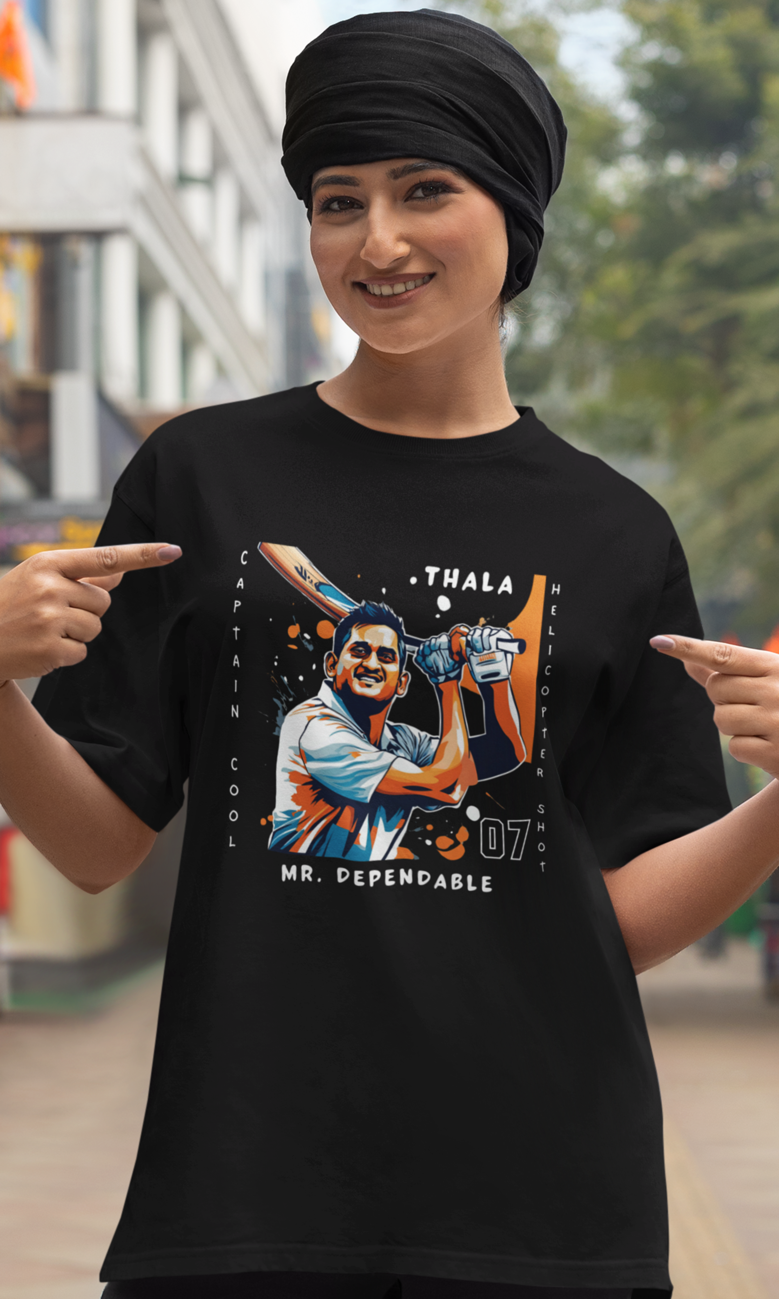 MS Dhoni Thala Oversized Fit [Unisex]