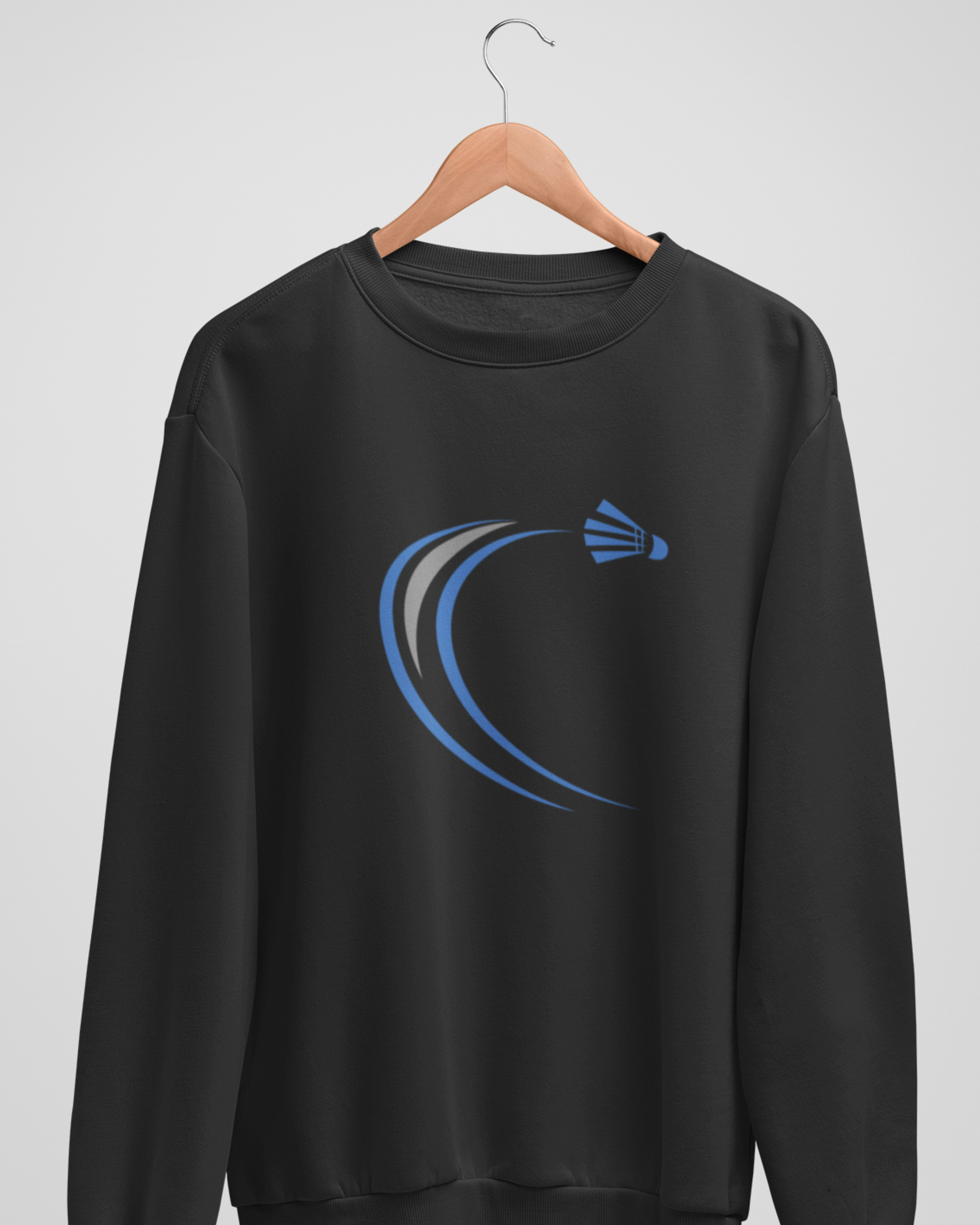 Badminton Blue Sweatshirt [Unisex]