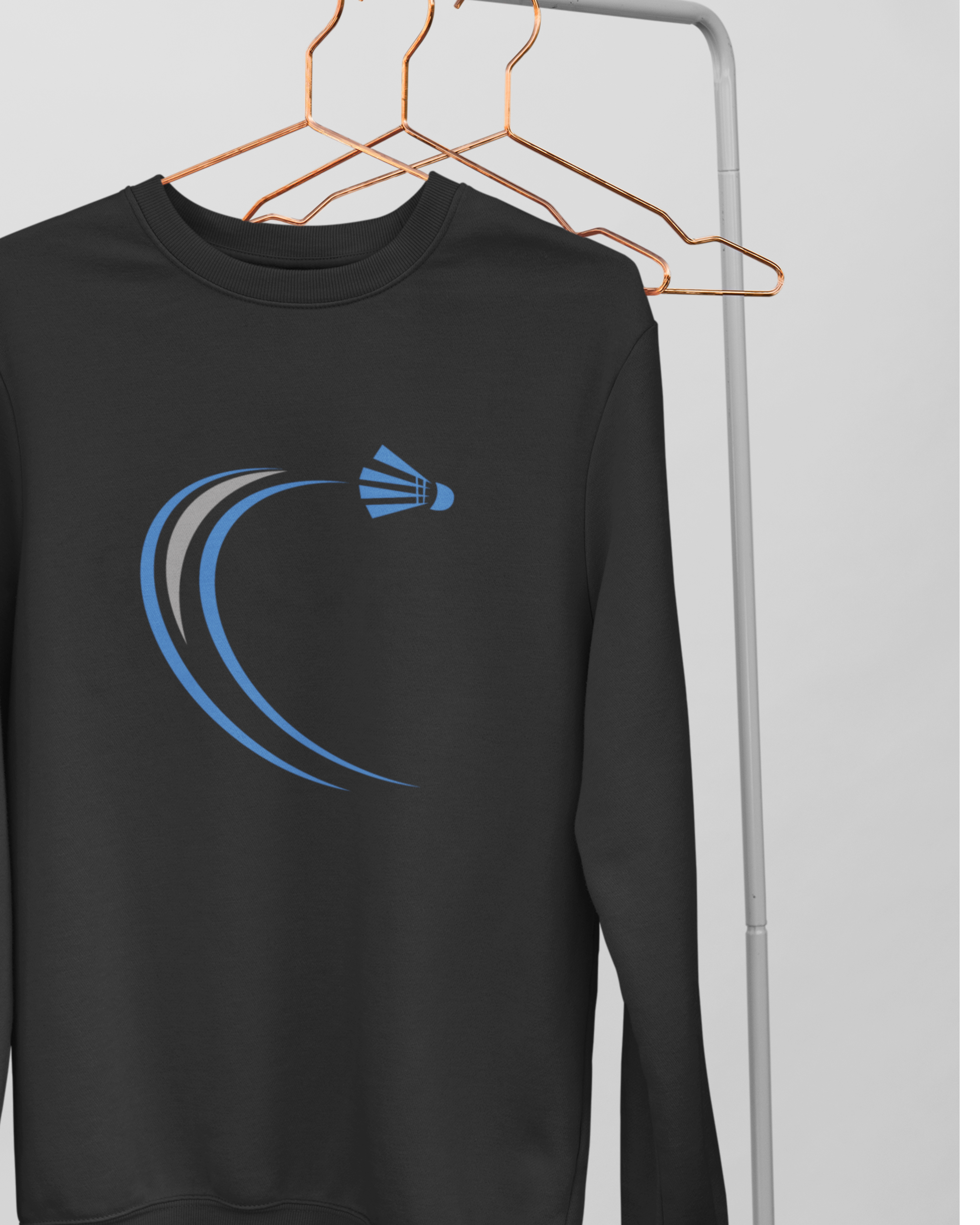Badminton Blue Sweatshirt [Unisex]