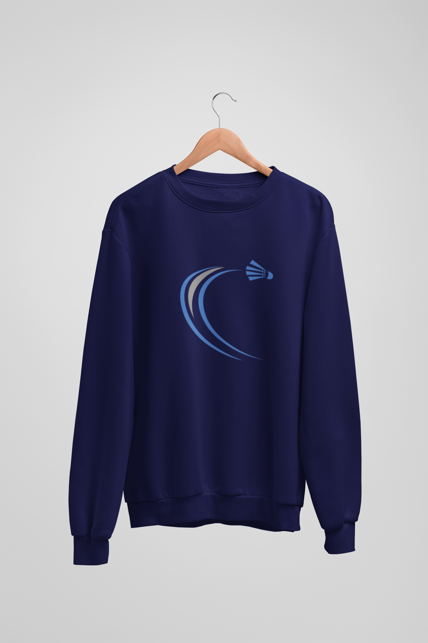 Badminton Blue Sweatshirt [Unisex]